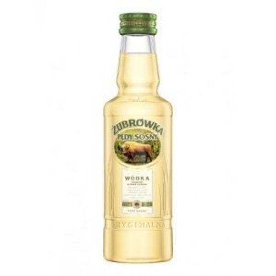 Picture of Vodka Zubrowka Pine Shoots Pedy Sosny 37.5% Alc. 0.2L (Case=24)