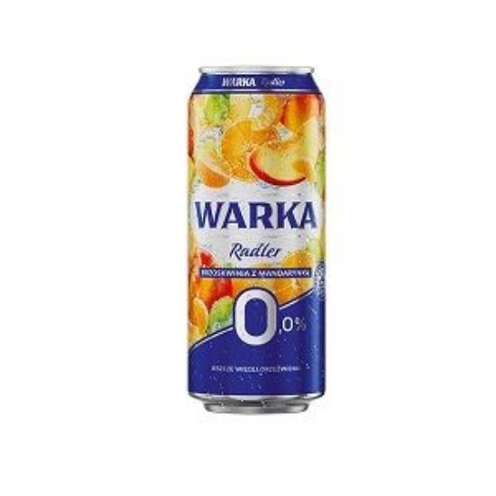 Picture of Warka Radler Zero Brzoskwinia & Mandarynka 0% Alc. (case 24)