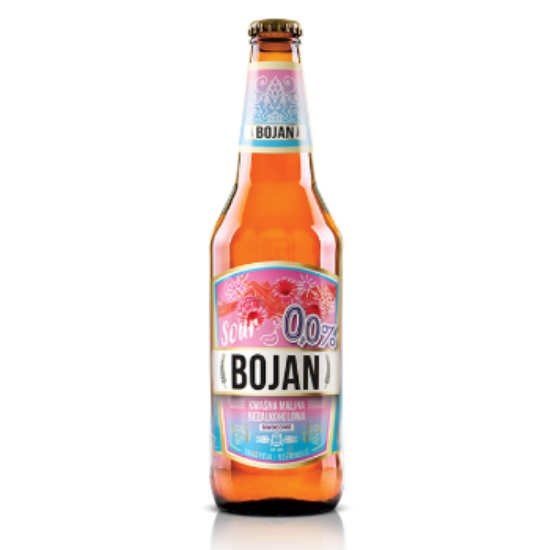 Picture of Beer Bojan Kwasna Malina Sour Raspberry Bezalkoholowy Alcohol free 0% Alc. 0.5L (Case=20)