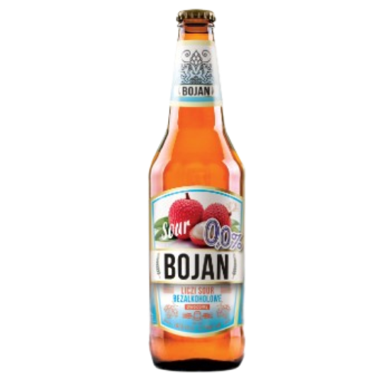 Picture of Beer Bojan Kwasne Liczi Sour Lychee Bezalkoholowy Alcohol free 0% Alc. 0.5L (Case=20)