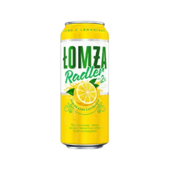 Picture of Beer Lomza Radler Lemon Can 2% Alc. 0.5L (Case=24)