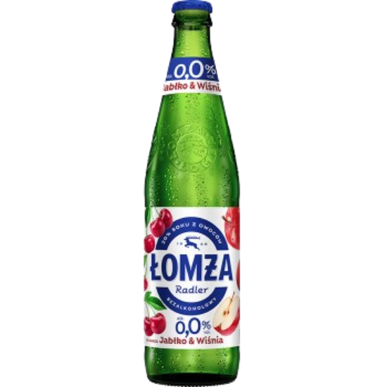 Picture of Beer Lomza Radler Apple Cherry Bottle 0% Alc. 0.5L (Case=20)