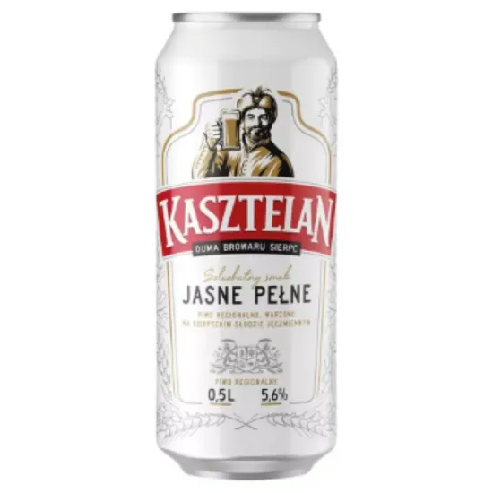 Picture of Beer Kasztelan Jasne Pelne Can 5.4% Alc. 0.5L (Case=24)