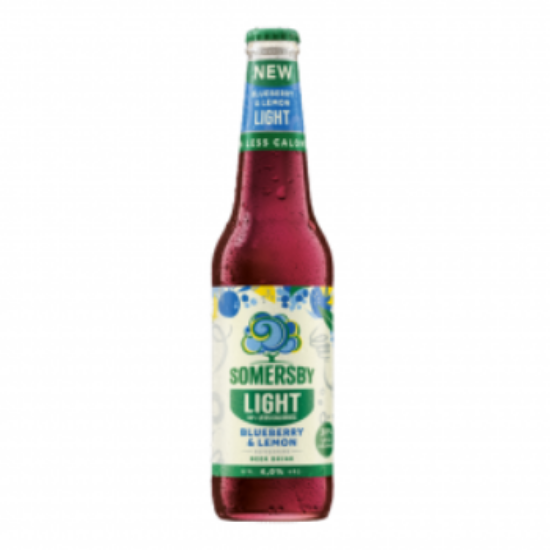 Picture of Beer Somersby Blueberry Lemon Bottle 4.0% Alc. 0.4L (Case=24)