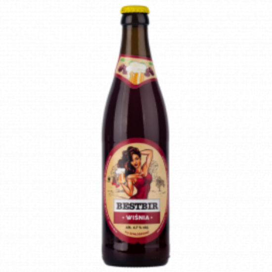 Picture of Beer Bestbir Wisnia Cherry Bottle 4.7% Alc. 0.5L (Case=15)