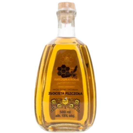 Picture of Apis Miod Pitny Trojniak Zlocista Pszczola 50cl 13% Alc.