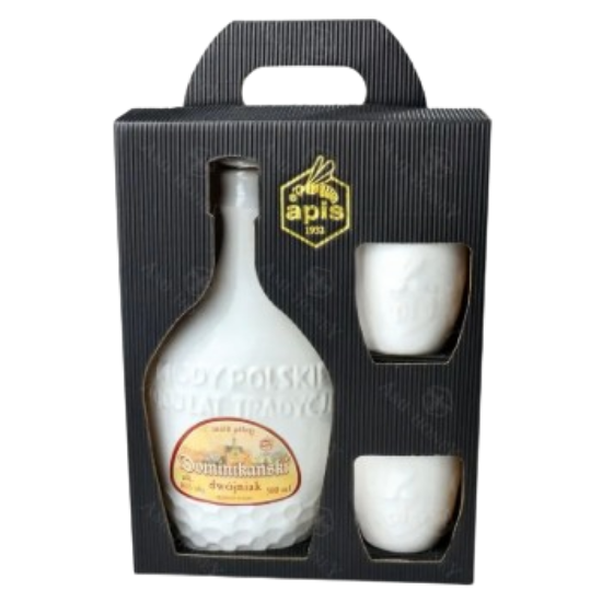 Picture of Liqueur Apis Dwojniak Dominkanski kamionka w kartonie 13% Alc. 0.5L