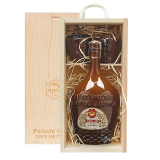 Picture of Liqueur Apis Poltorak Jadwiga w skrzynce jasnej 16% Alc. 0.5L
