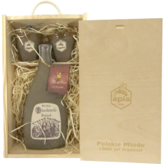 Picture of Liqueur Apis Trojniak Piastowski Angoba w skrzynce jasnej 13% Alc. 0.5L