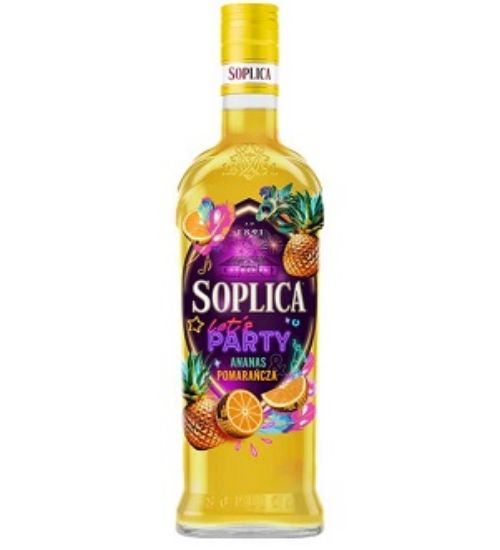 Picture of Soplica Party Pineapple and Orange Vodka Liqueur (Ananas Pomarancza) 50cl / 21%