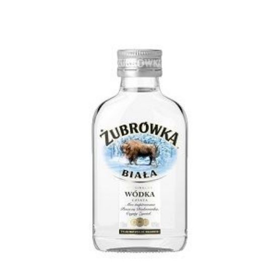 Picture of Vodka Zubrowka Biala 37.5% Alc. 0.09L (Case=24)  