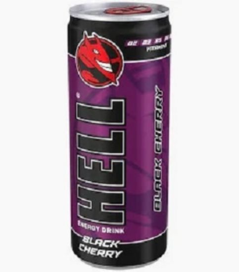 Picture of Hell Energy Drink Black Cherry Can 250ml (Case=24)