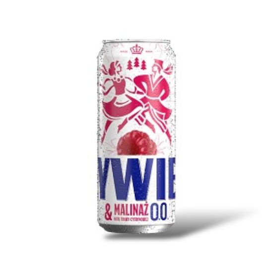 Picture of Beer Zywiec Malina Can 0% Alc. 0.5L (Case=24)