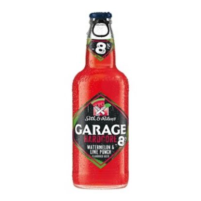 Picture of Beer Garage Hard Watermelon & Lime 8% Bottle Alc. 0.4L (Case=20)