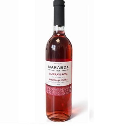Picture of Wine Marabda Saperavi Rose Semi sweet  11.5% Alc. 0.75L (Case=6)