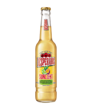 Picture of Beer Desperados Sunlight Lime & Passion Fruit & Rum Spirit 4.5% Alc. 0.4L (Case=20)
