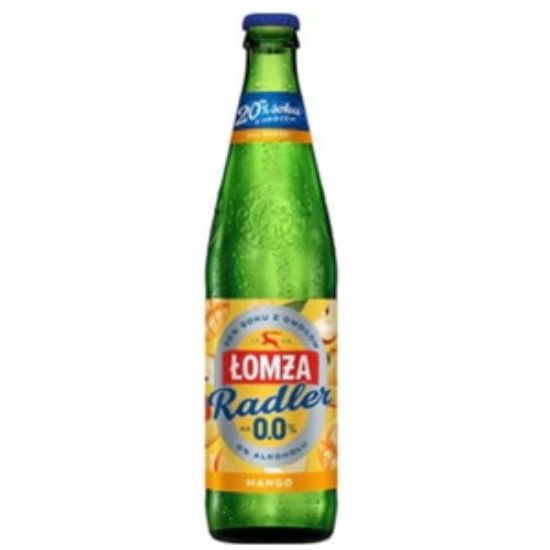 Picture of Beer Lomza Radler Mango Bottle 0% Alc. 0.5L (Case=20)