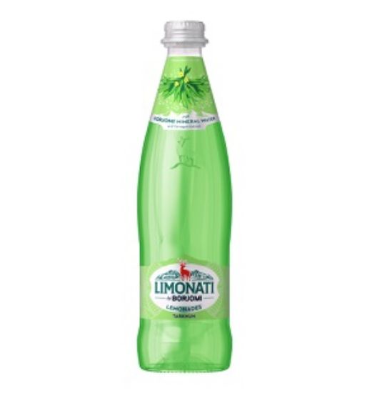 Picture of Mineral Water Borjomi Lemonade Taragon Glass 500ml(Case=12)