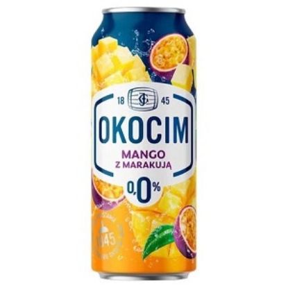 Picture of Beer Okocim Mango Passion fruit 0% Alc. 0.5L (Case=24)