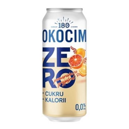 Picture of Beer Okocim ZERO Orange Grapefruit 0% Alc. 0.5L (Case=24)