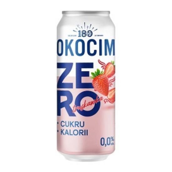 Picture of Beer Okocim ZERO Strawberry 0% Alc. 0.5L (Case=24)