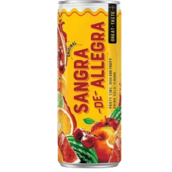 Picture of Fruit Wine Sangra De Allegra 11% Alc. 0.33L (Case=24)