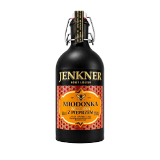 Picture of Liqueur Jenker Buckwheat Honey with Pepper 28% Alc. 0.5L (Case=6)