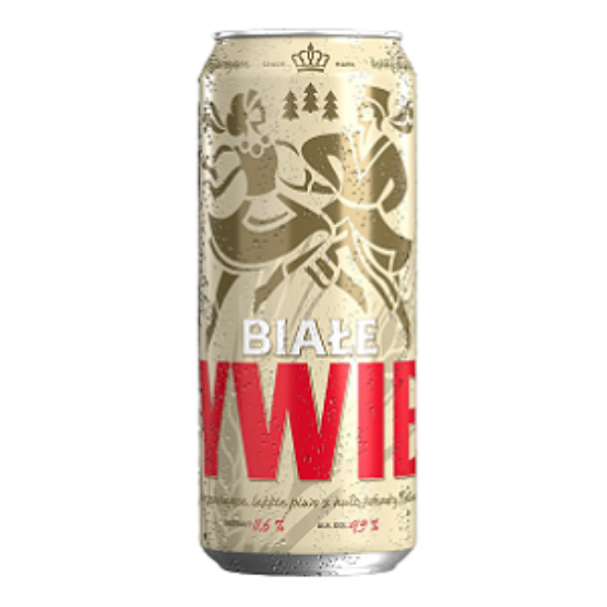 Picture of Beer Zywiec Biale Can 4.9% Alc. 0.5L (Case=24)