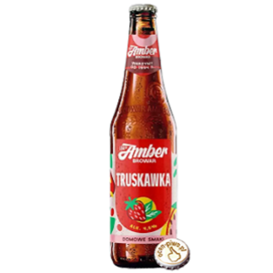 Picture of Beer Amber Strawberry 4.5% Alc. 0.5L (Case=15)