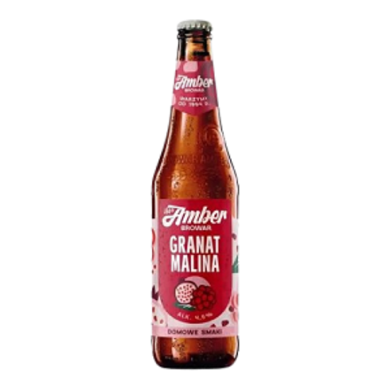 Picture of Beer Amber Granat Malina 4.5% Alc. 0.5L (Case=15)