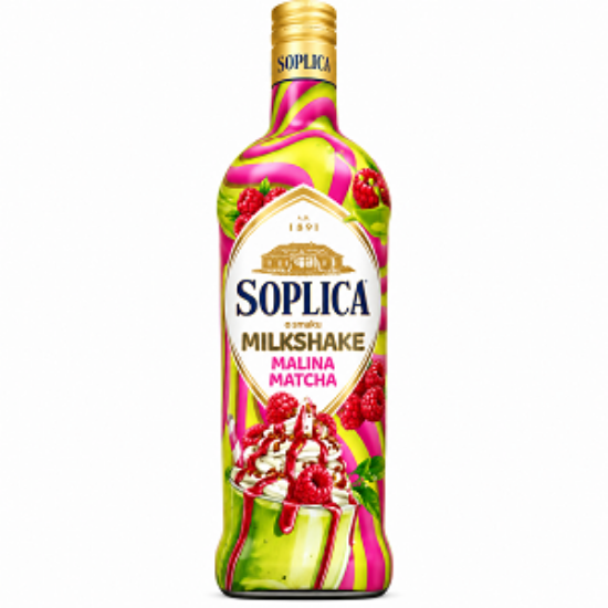 Picture of Liqueur Soplica Milkshake Raspberry Matcha 15% Alc. 0.5L (Case=15)