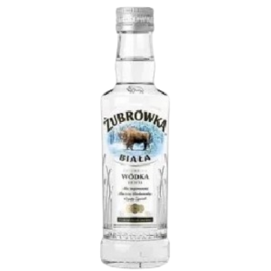 Picture of Vodka Zubrowka Biala Price Marked £10.79 37.5% Alc. 0.35L (Case=6)  
